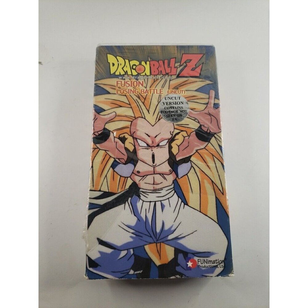 Dragonball Z Losing Battle Uncut VHS Fusion Saga DBZ Anime Toriyama